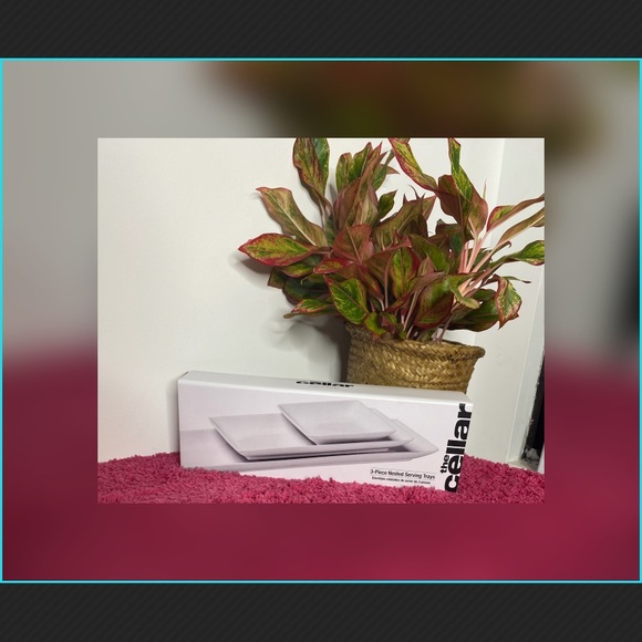 The Cellar 3 piece Nested Serving Trays - Picture 3 of 5